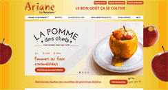 Desktop Screenshot of pomme-ariane.com