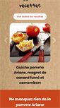 Mobile Screenshot of pomme-ariane.com